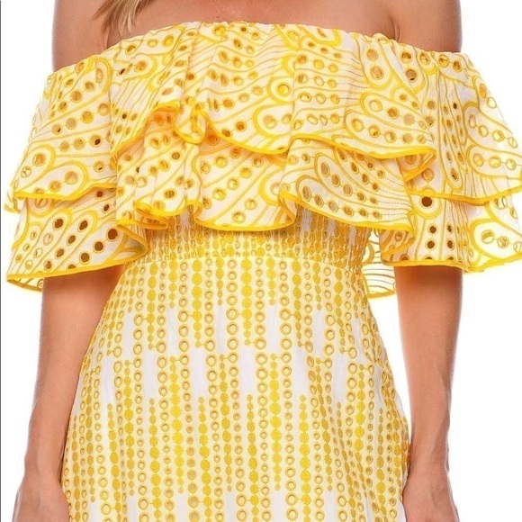 Charo Ruiz Isabella Maxi Dress Yellow - Picture 2 of 10